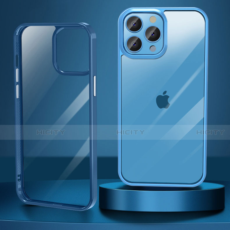 Carcasa Bumper Funda Silicona Transparente Espejo M04 para Apple iPhone 14 Pro Max