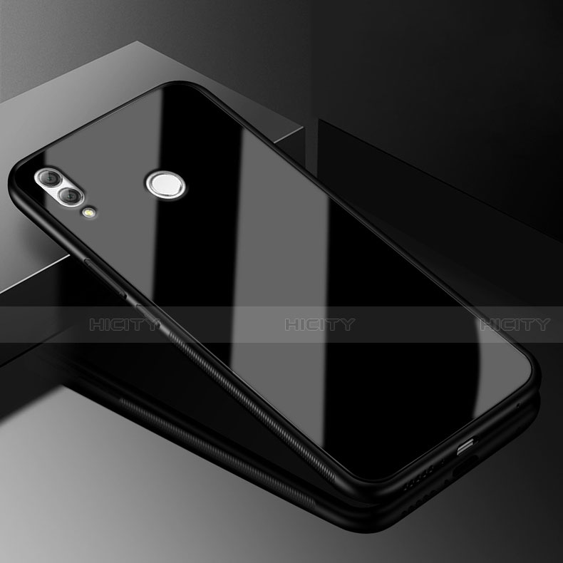 Carcasa Bumper Funda Silicona Transparente Espejo M04 para Huawei Honor 8X Negro