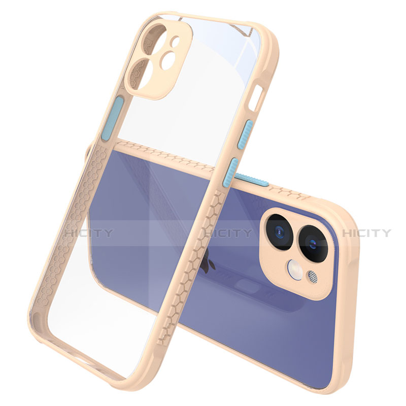 Carcasa Bumper Funda Silicona Transparente Espejo M05 para Apple iPhone 12