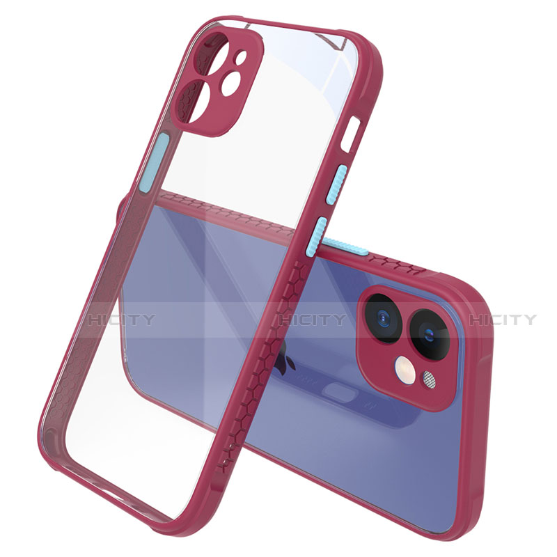 Carcasa Bumper Funda Silicona Transparente Espejo M05 para Apple iPhone 12