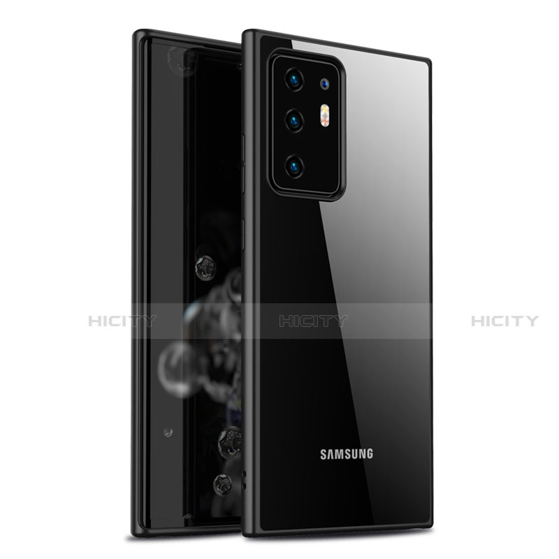 Carcasa Bumper Funda Silicona Transparente Espejo M05 para Samsung Galaxy Note 20 Ultra 5G Negro