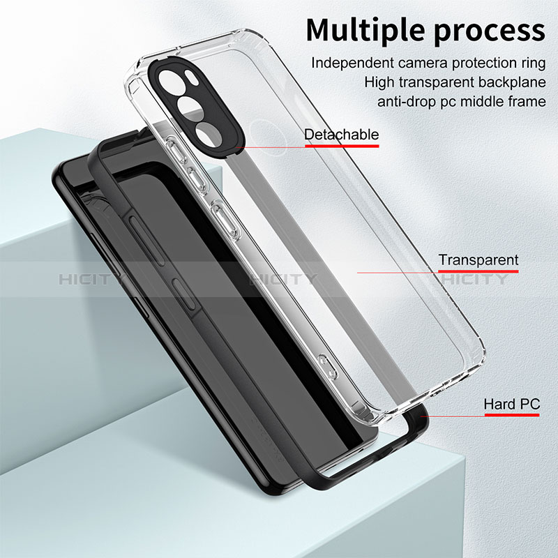 Carcasa Bumper Funda Silicona Transparente Espejo MQ1 para Motorola Moto G31