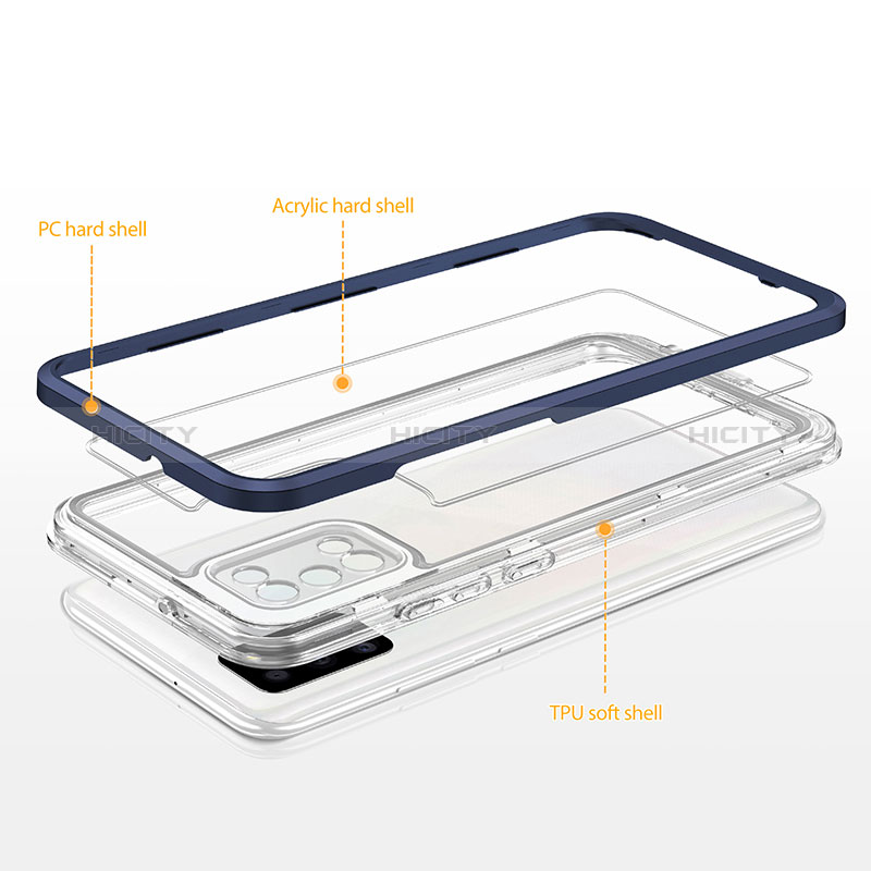 Carcasa Bumper Funda Silicona Transparente Espejo MQ1 para Samsung Galaxy A02s