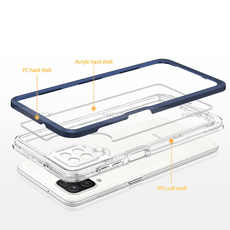 Carcasa Bumper Funda Silicona Transparente Espejo MQ1 para Samsung Galaxy F12
