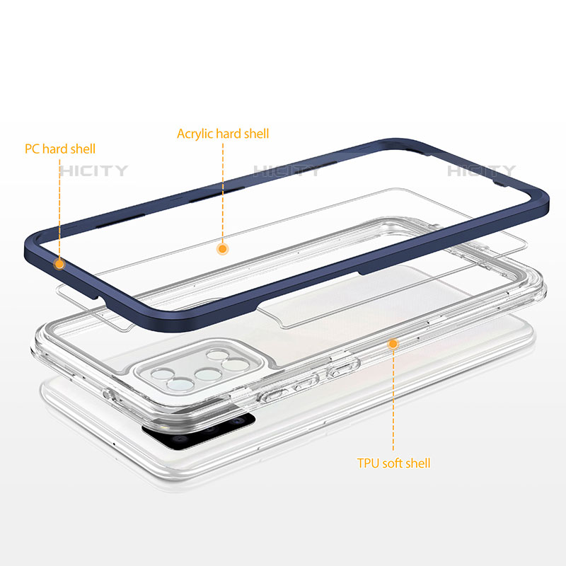 Carcasa Bumper Funda Silicona Transparente Espejo MQ1 para Samsung Galaxy M02s