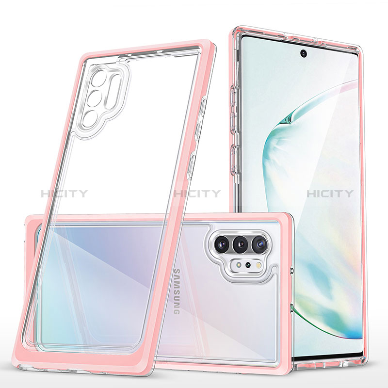 Carcasa Bumper Funda Silicona Transparente Espejo MQ1 para Samsung Galaxy Note 10 Plus 5G