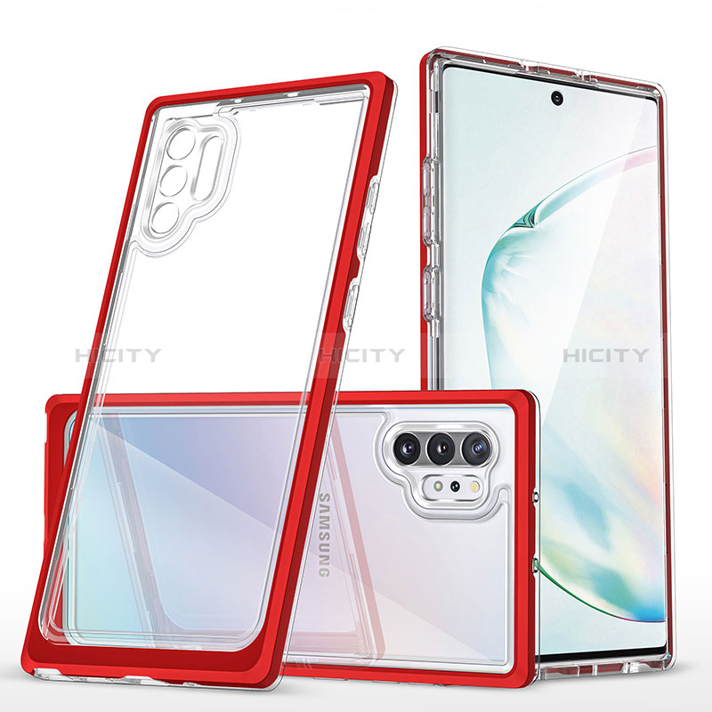 Carcasa Bumper Funda Silicona Transparente Espejo MQ1 para Samsung Galaxy Note 10 Plus 5G