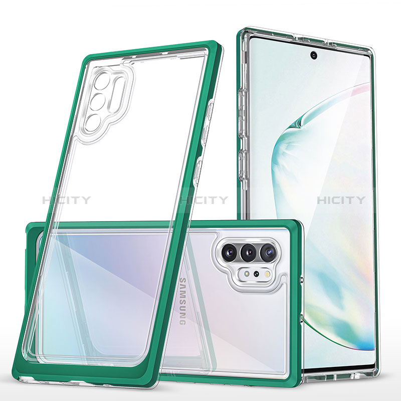 Carcasa Bumper Funda Silicona Transparente Espejo MQ1 para Samsung Galaxy Note 10 Plus 5G