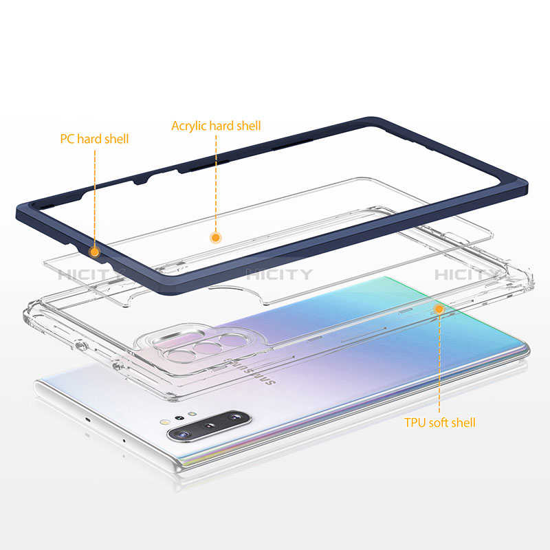 Carcasa Bumper Funda Silicona Transparente Espejo MQ1 para Samsung Galaxy Note 10 Plus 5G