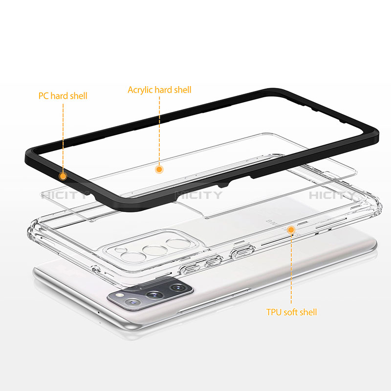 Carcasa Bumper Funda Silicona Transparente Espejo MQ1 para Samsung Galaxy S20 FE (2022) 5G