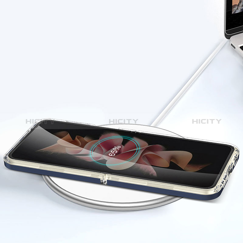 Carcasa Bumper Funda Silicona Transparente Espejo MQ1 para Samsung Galaxy Z Flip3 5G