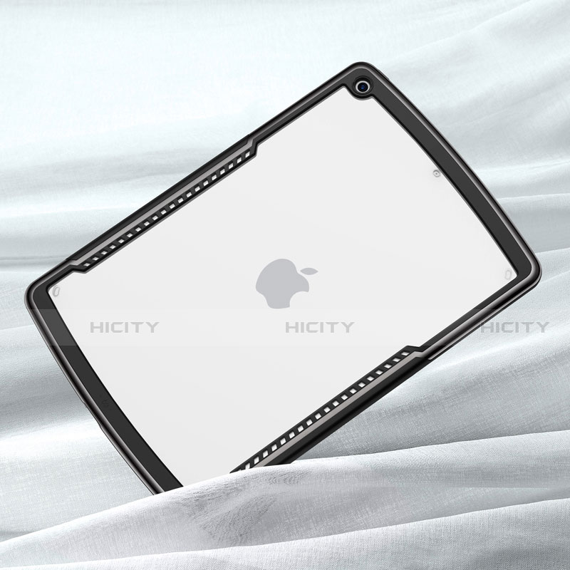 Carcasa Bumper Funda Silicona Transparente Espejo para Apple iPad 10.2 (2020) Negro