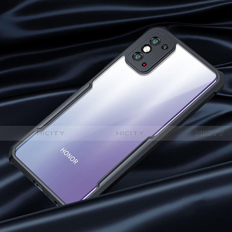 Carcasa Bumper Funda Silicona Transparente Espejo para Huawei Honor X10 Max 5G Negro