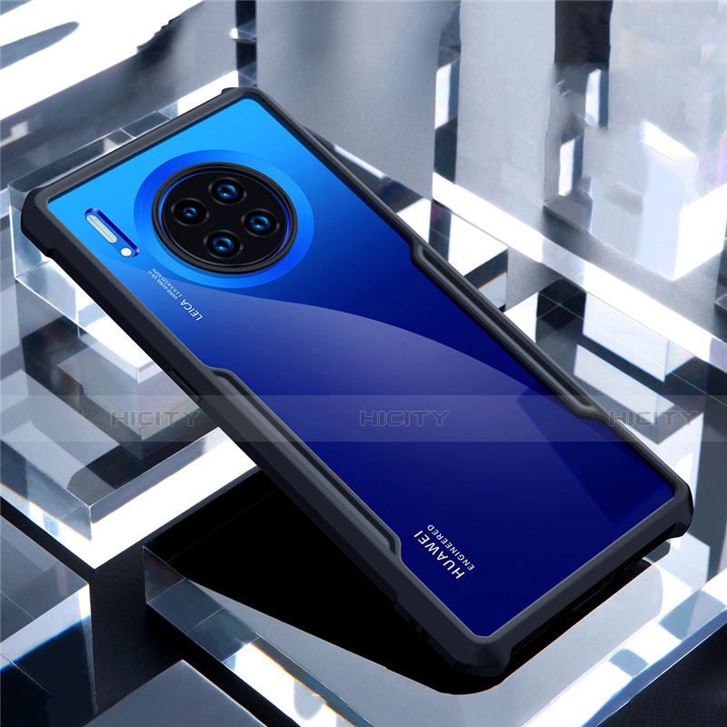 Carcasa Bumper Funda Silicona Transparente Espejo para Huawei Mate 30 Negro