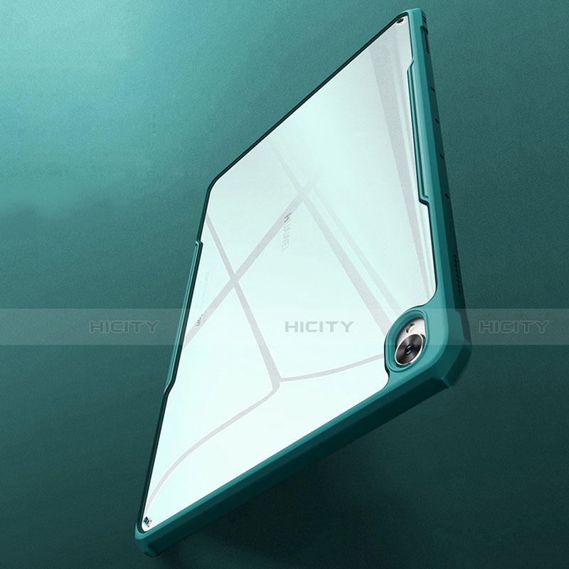 Carcasa Bumper Funda Silicona Transparente Espejo para Huawei MatePad 10.8 Cian