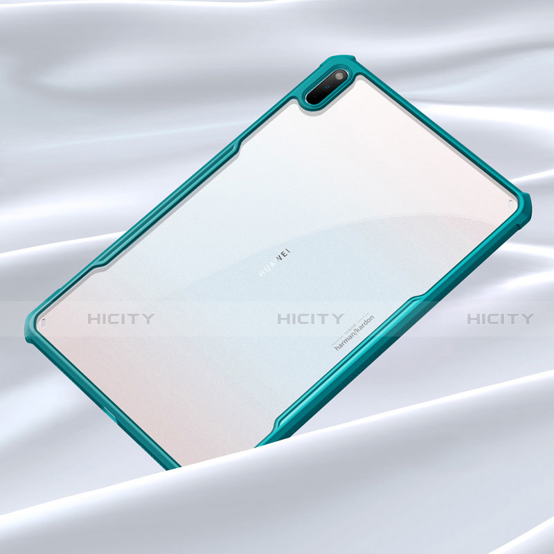 Carcasa Bumper Funda Silicona Transparente Espejo para Huawei MatePad 5G 10.4 Cian