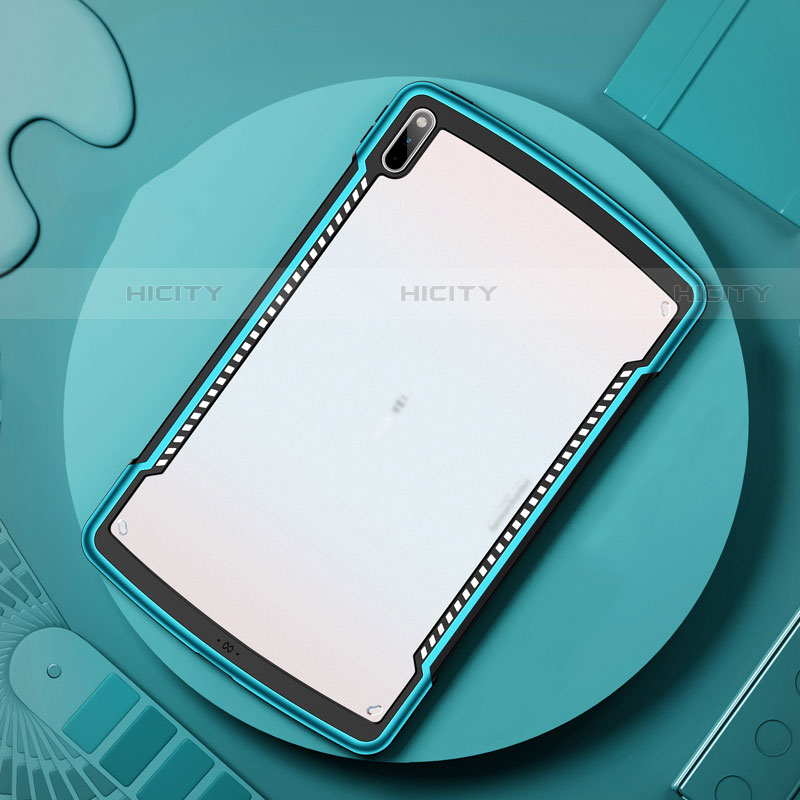 Carcasa Bumper Funda Silicona Transparente Espejo para Huawei MatePad Pro 5G 10.8 Cian