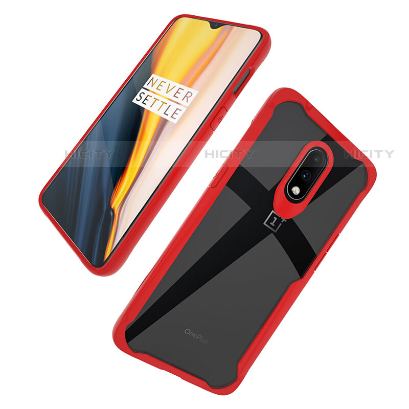 Carcasa Bumper Funda Silicona Transparente Espejo para OnePlus 7