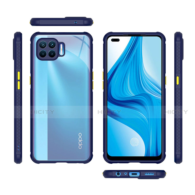 Carcasa Bumper Funda Silicona Transparente Espejo para Oppo F17 Pro