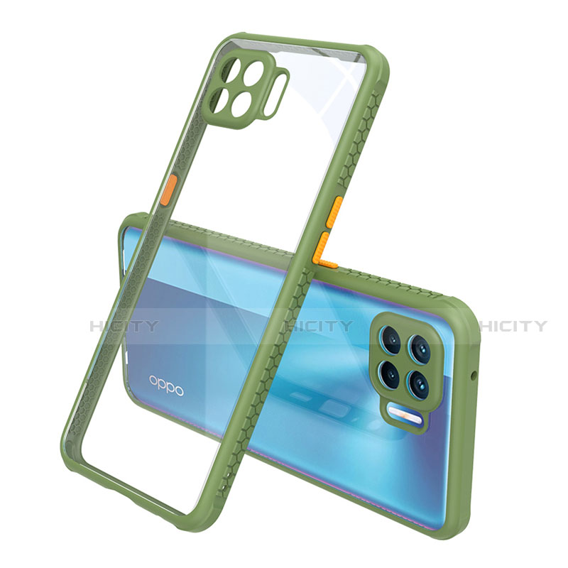 Carcasa Bumper Funda Silicona Transparente Espejo para Oppo Reno4 F