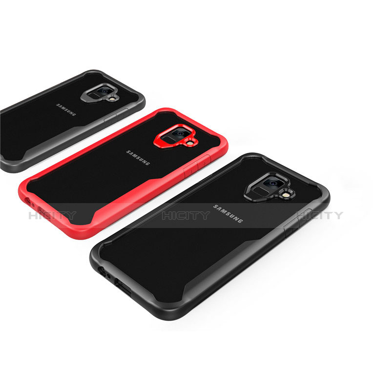 Carcasa Bumper Funda Silicona Transparente Espejo para Samsung Galaxy A6 (2018)