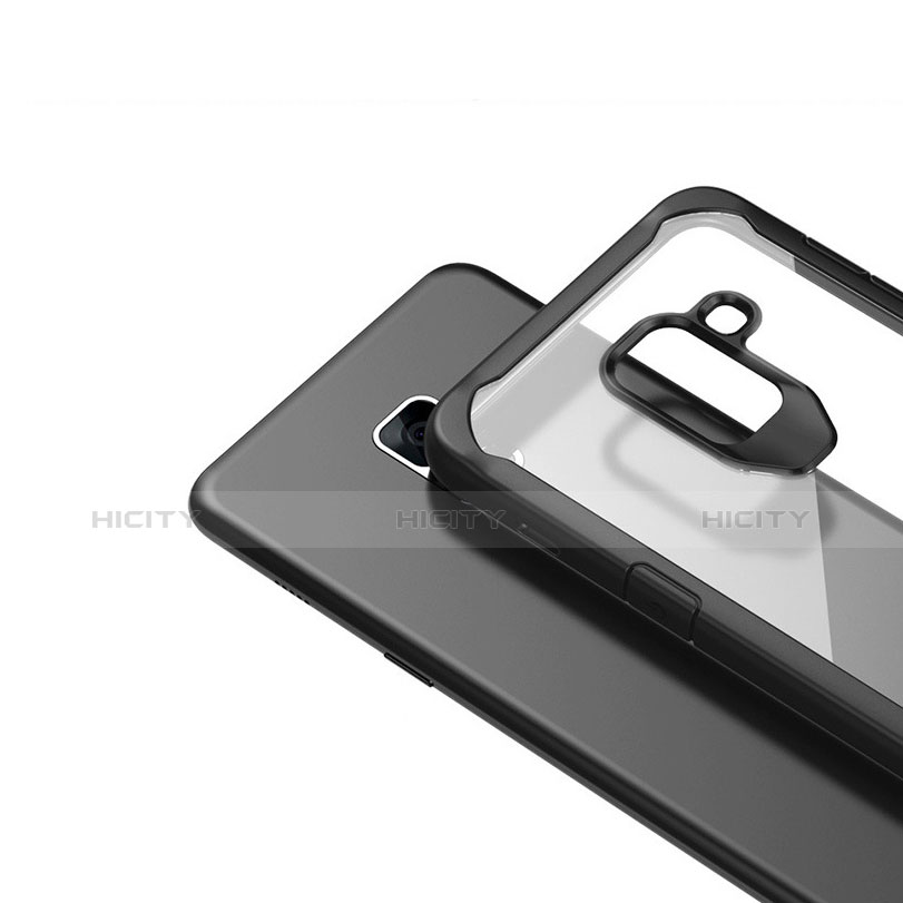 Carcasa Bumper Funda Silicona Transparente Espejo para Samsung Galaxy A8+ A8 Plus (2018) A730F