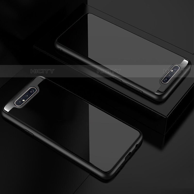 Carcasa Bumper Funda Silicona Transparente Espejo para Samsung Galaxy A80