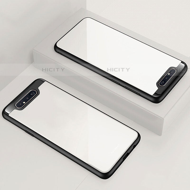 Carcasa Bumper Funda Silicona Transparente Espejo para Samsung Galaxy A90 4G