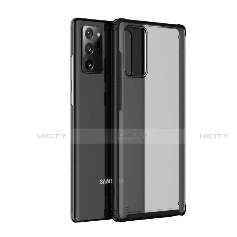 Carcasa Bumper Funda Silicona Transparente Espejo para Samsung Galaxy Note 20 Ultra 5G Negro