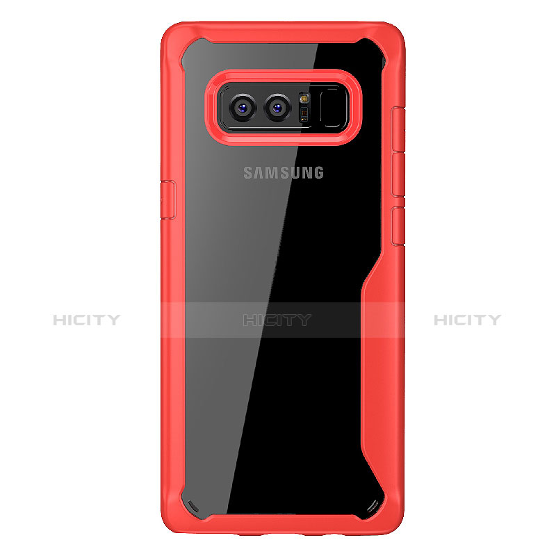 Carcasa Bumper Funda Silicona Transparente Espejo para Samsung Galaxy Note 8 Duos N950F