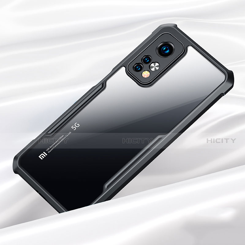 Carcasa Bumper Funda Silicona Transparente Espejo para Xiaomi Mi 10T Pro 5G Negro