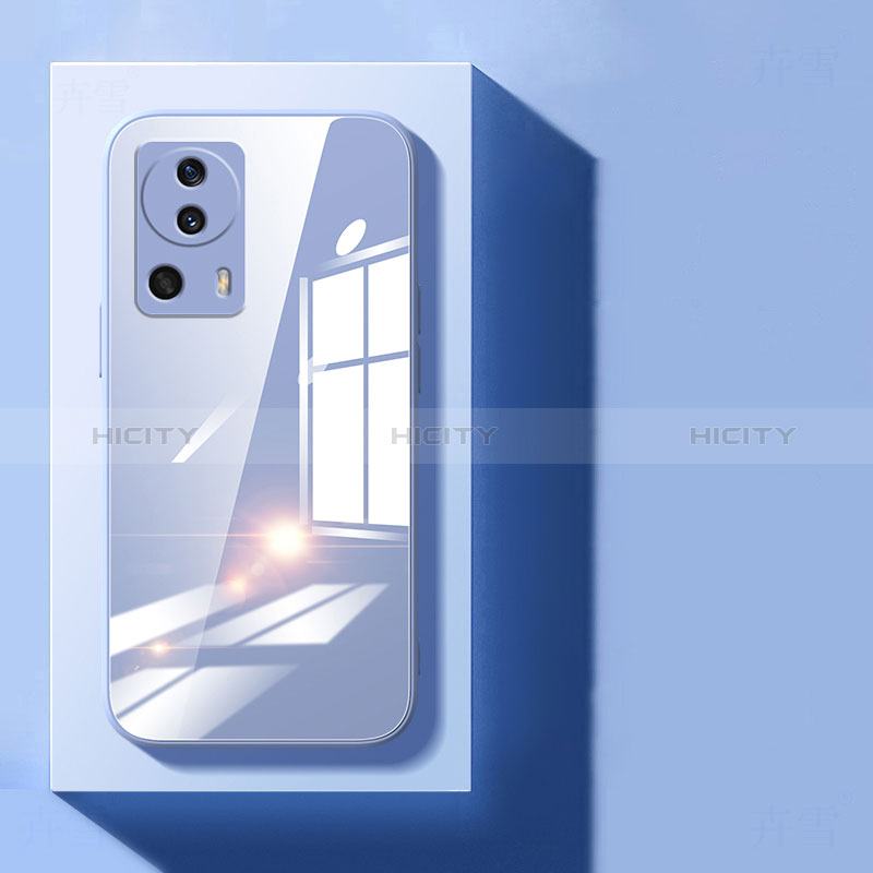 Carcasa Bumper Funda Silicona Transparente Espejo para Xiaomi Mi 12 Lite NE 5G Azul Claro