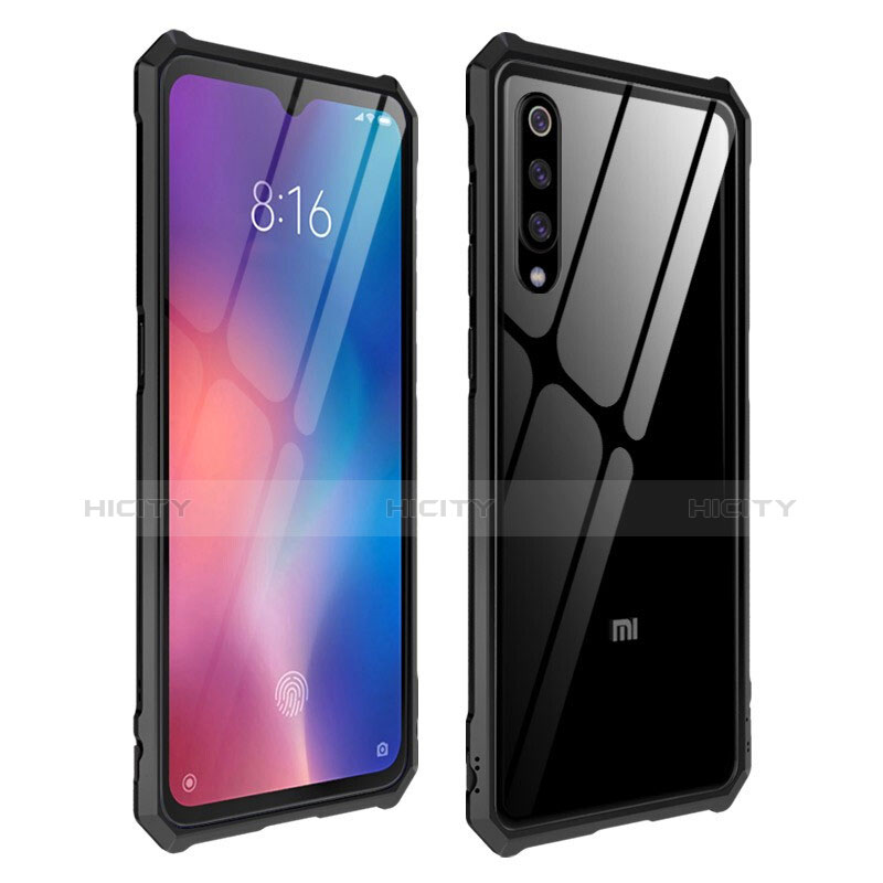 Carcasa Bumper Funda Silicona Transparente Espejo para Xiaomi Mi 9 SE Negro