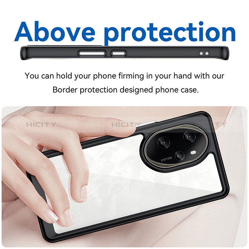 Carcasa Bumper Funda Silicona Transparente J01S para Huawei Honor 100 Pro 5G