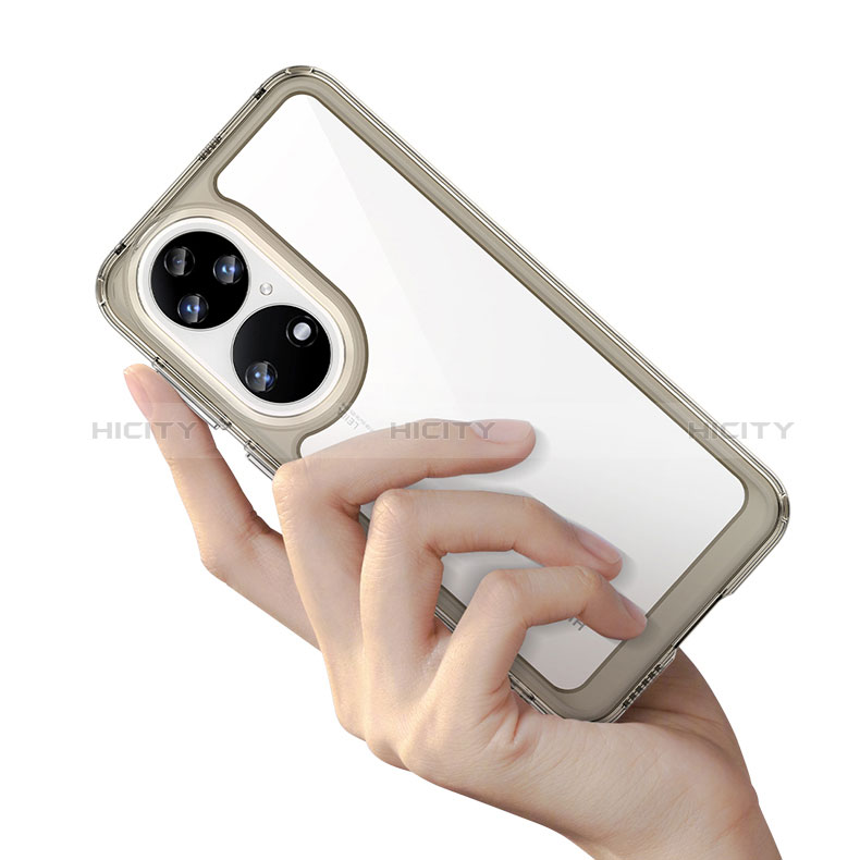 Carcasa Bumper Funda Silicona Transparente J01S para Huawei P50 Pro