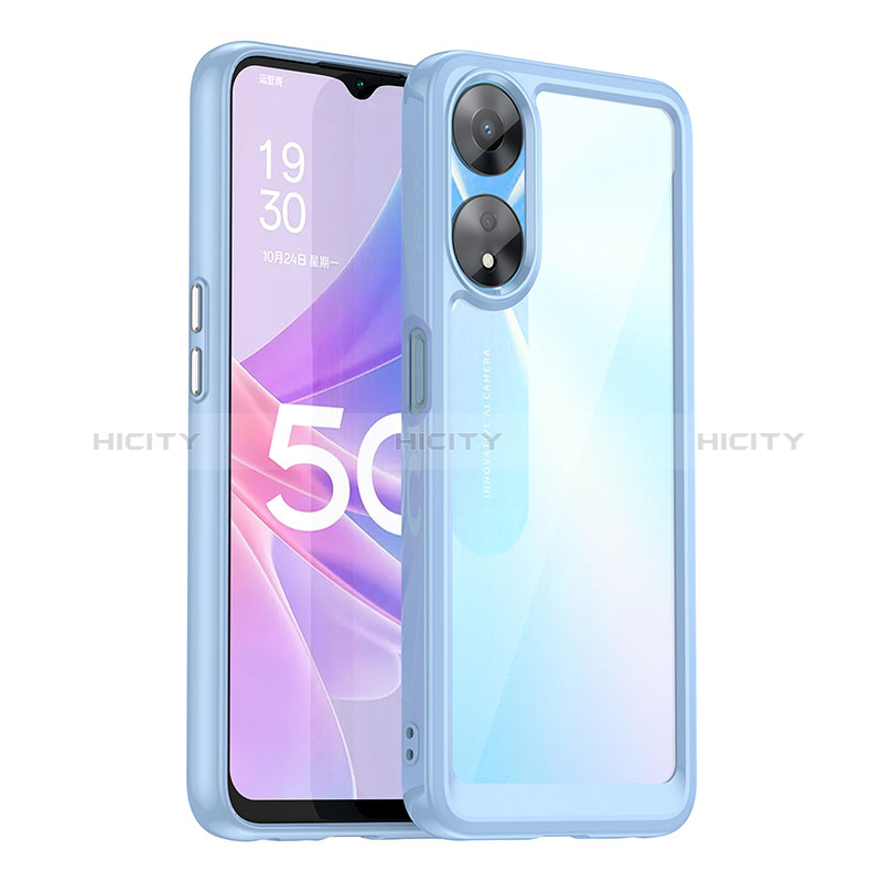 Carcasa Bumper Funda Silicona Transparente J01S para Oppo A78 5G