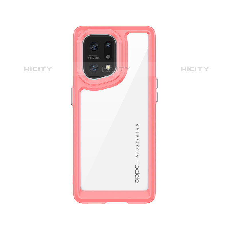 Carcasa Bumper Funda Silicona Transparente J01S para Oppo Find X5 Pro 5G