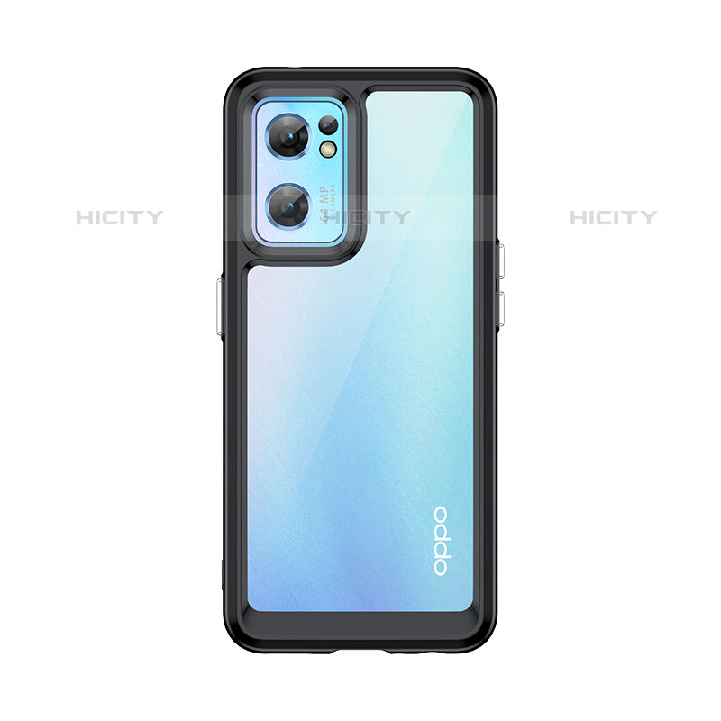 Carcasa Bumper Funda Silicona Transparente J01S para Oppo Reno7 5G