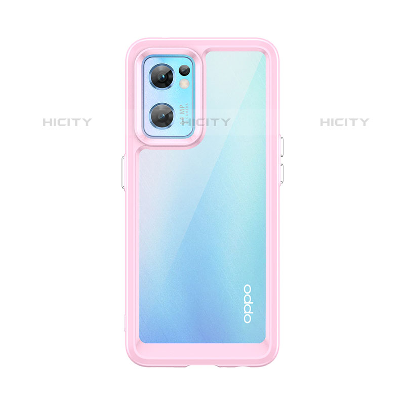 Carcasa Bumper Funda Silicona Transparente J01S para Oppo Reno7 5G