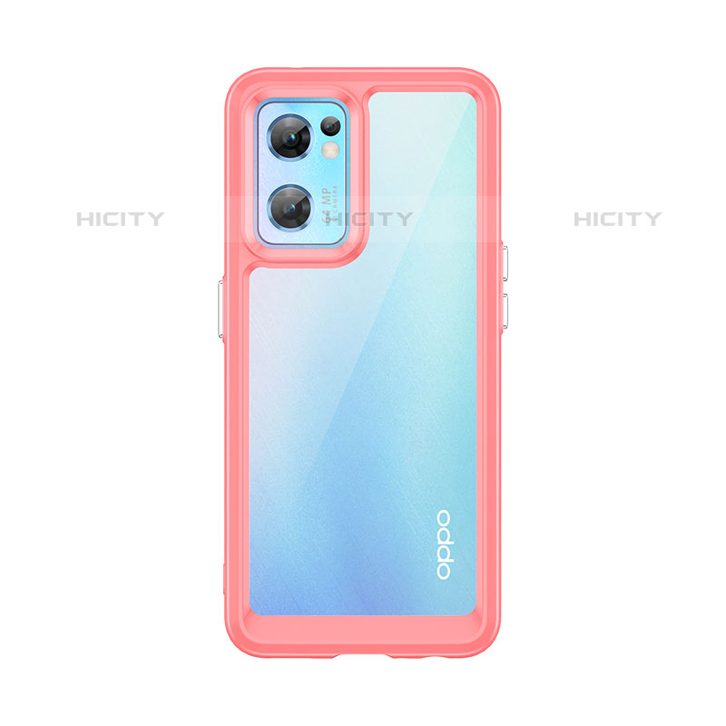 Carcasa Bumper Funda Silicona Transparente J01S para Oppo Reno7 5G