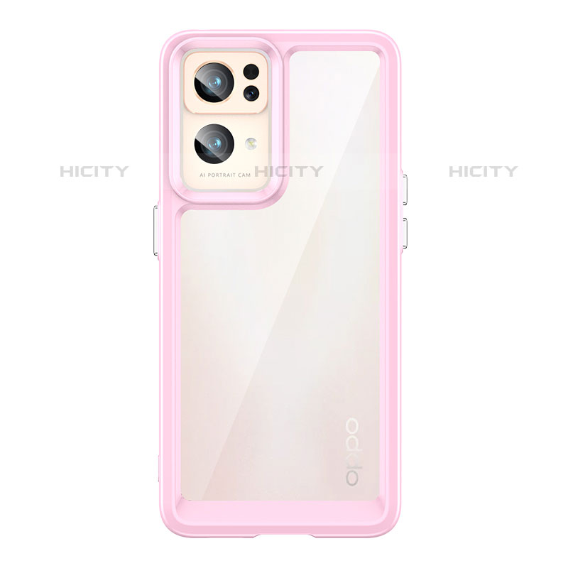 Carcasa Bumper Funda Silicona Transparente J01S para Oppo Reno7 Pro 5G