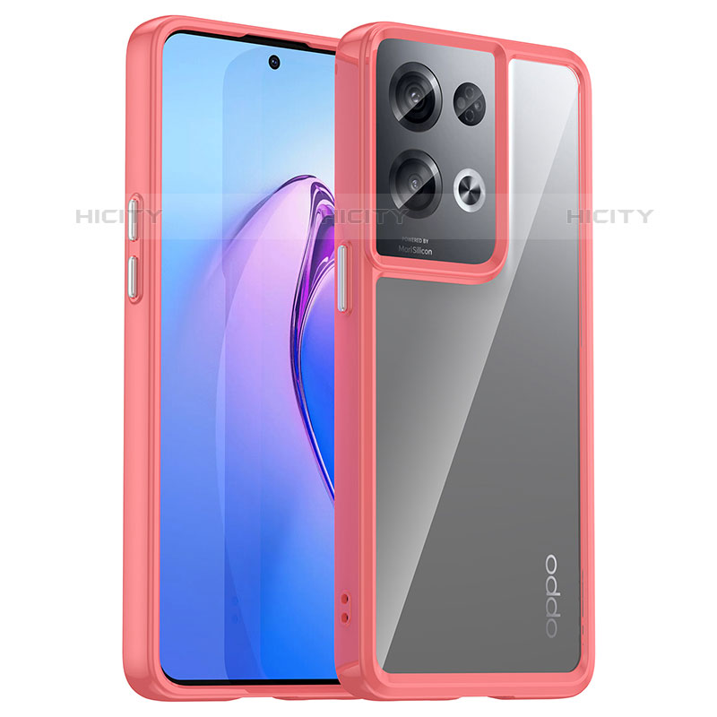 Carcasa Bumper Funda Silicona Transparente J01S para Oppo Reno8 Pro+ Plus 5G