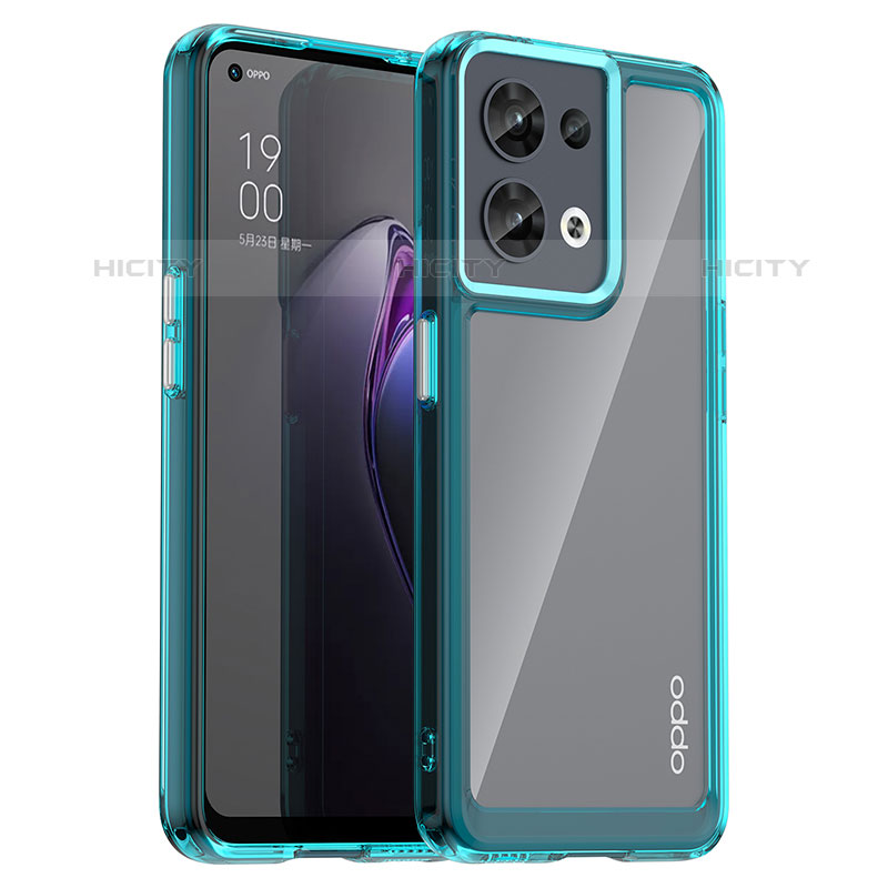 Carcasa Bumper Funda Silicona Transparente J01S para Oppo Reno9 5G