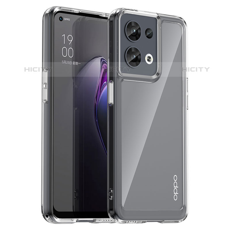 Carcasa Bumper Funda Silicona Transparente J01S para Oppo Reno9 5G