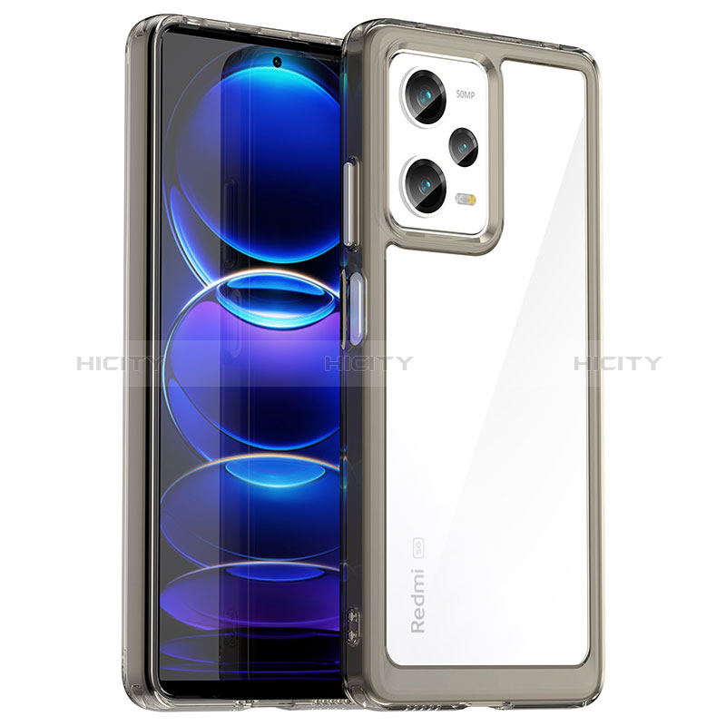 Carcasa Bumper Funda Silicona Transparente J01S para Xiaomi Redmi Note 12 Pro 5G