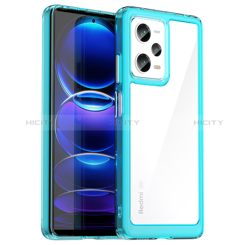 Carcasa Bumper Funda Silicona Transparente J01S para Xiaomi Redmi Note 12 Pro 5G