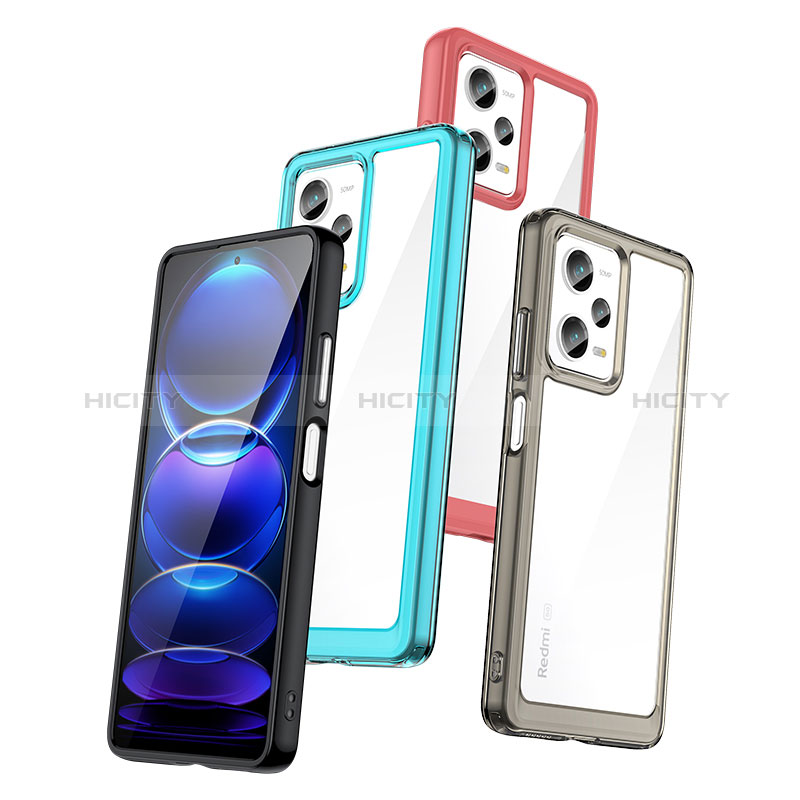 Carcasa Bumper Funda Silicona Transparente J01S para Xiaomi Redmi Note 12 Pro 5G