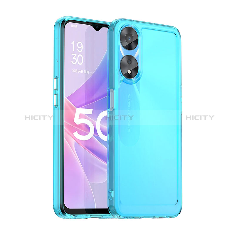 Carcasa Bumper Funda Silicona Transparente J02S para Oppo A58 5G