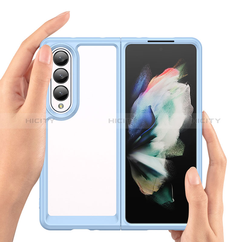 Carcasa Bumper Funda Silicona Transparente J02S para Samsung Galaxy Z Fold3 5G