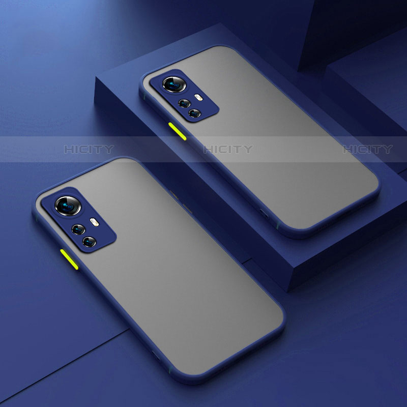 Carcasa Bumper Funda Silicona Transparente M01 para Xiaomi Mi 12 5G Azul